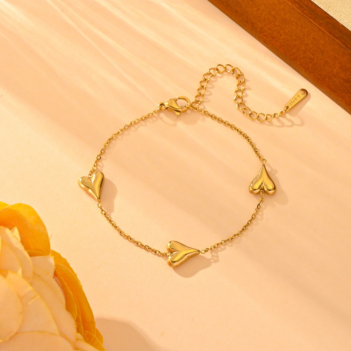 Rafini Eternal Hearts set aur 18K reglabil inimi