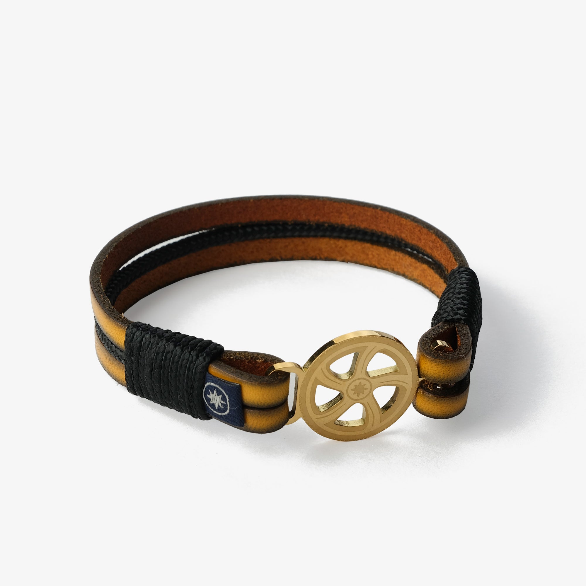 Old Skipper Royal Bee brățară piele galben-negru