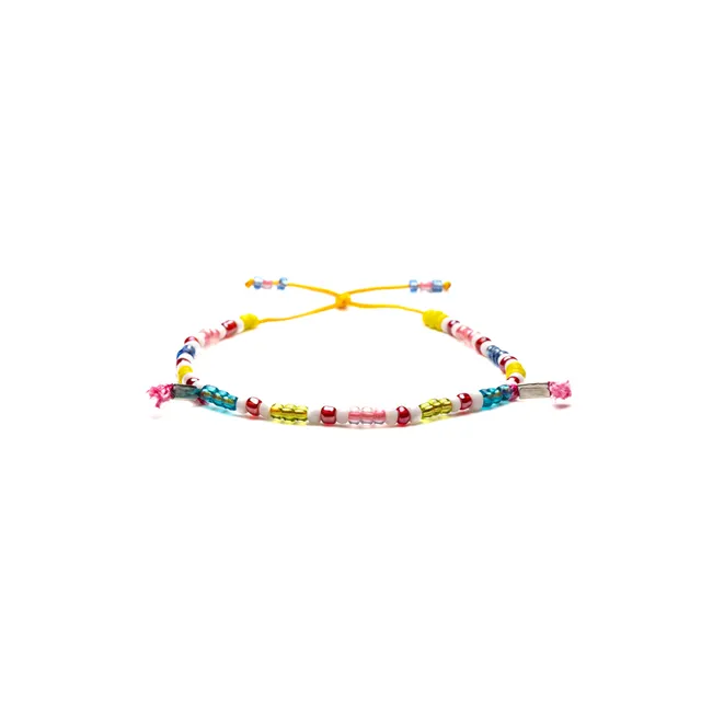 CrisFeather Anna brățară gleznă mărgele multicolor