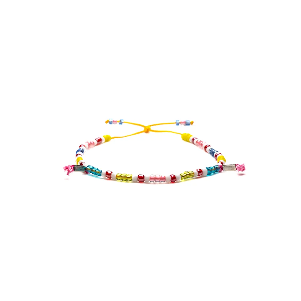 CrisFeather Anna brățară gleznă mărgele multicolor