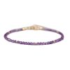 dualstax Ametist brățară damă 3mm aur 14K