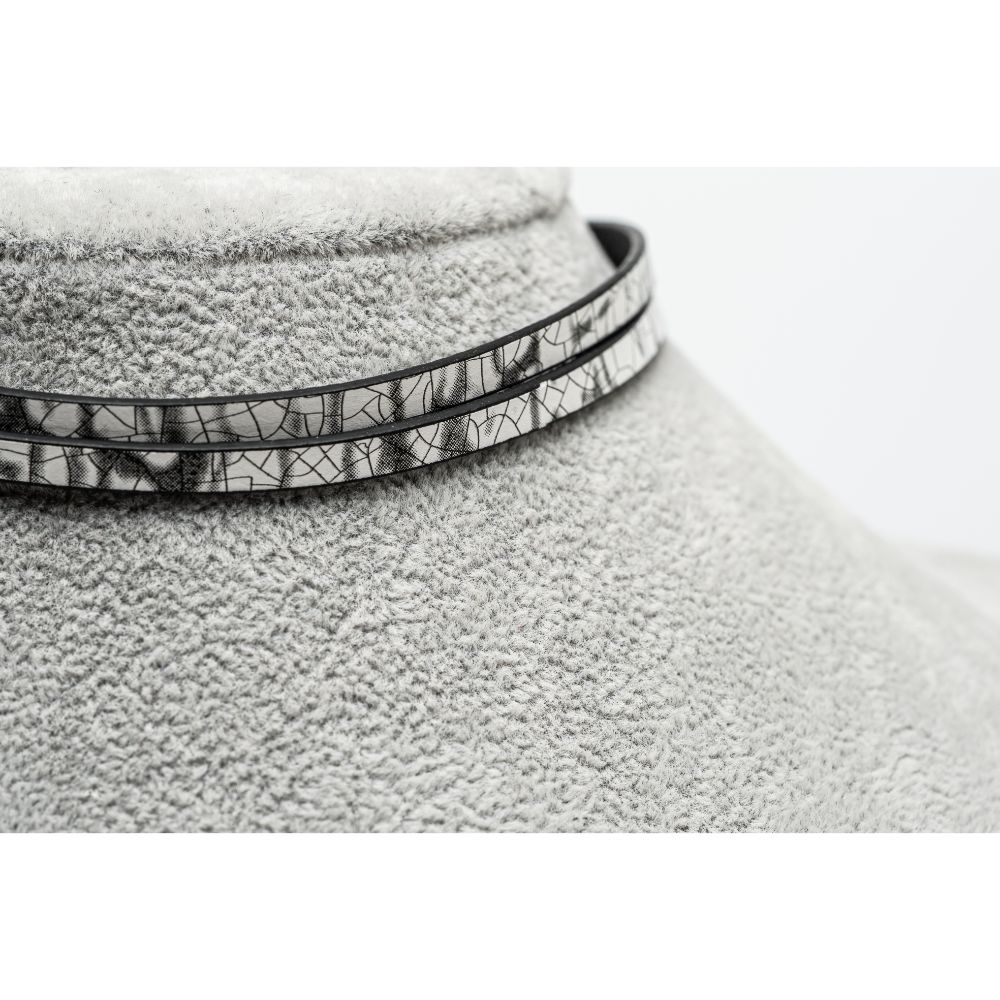 CrisFeather Winter White set choker + brățară negru