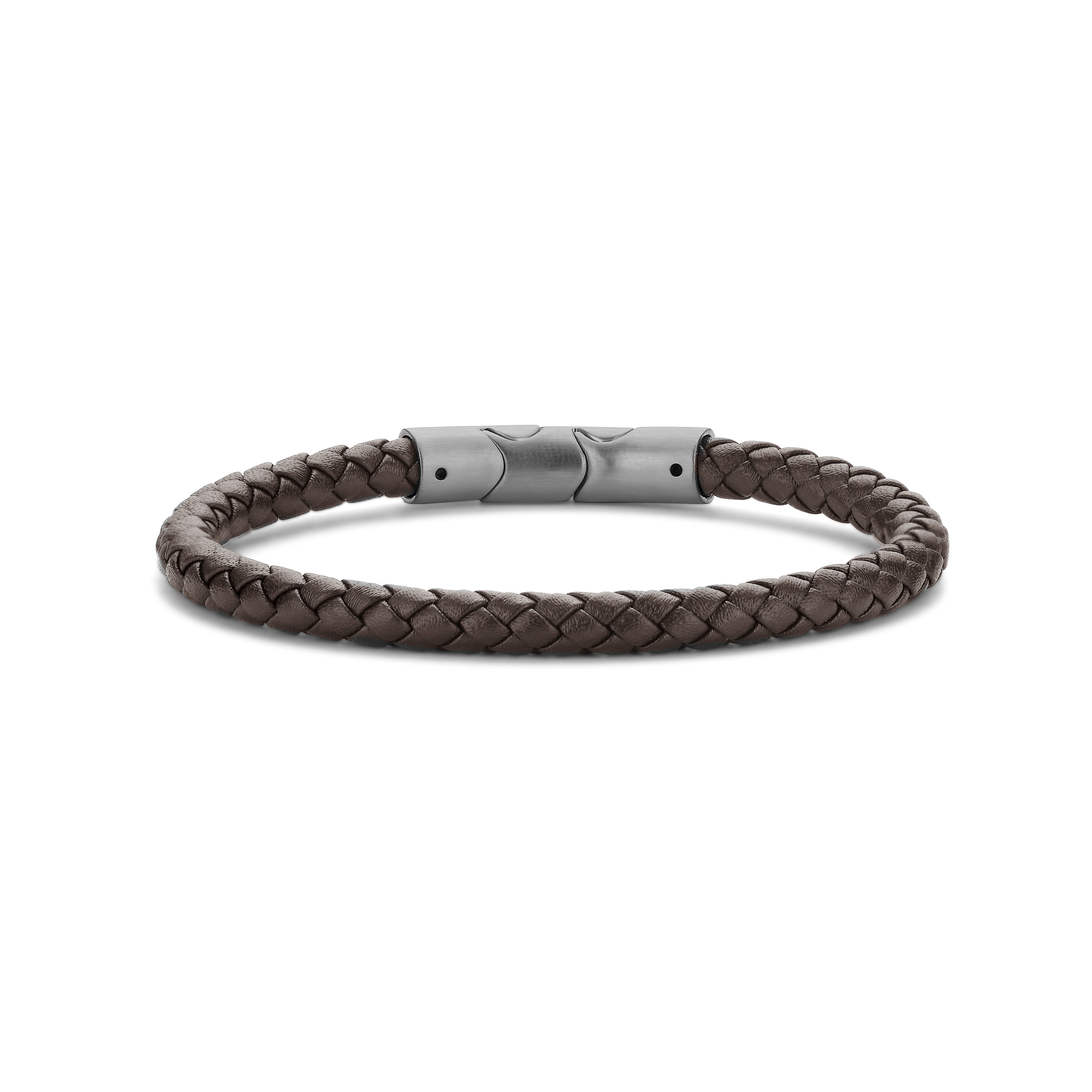 Frank 1967 Braided bratara piele neagra