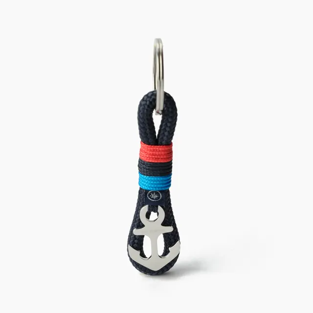 Old Skipper Seafarer Tricolor breloc sfoara ancora
