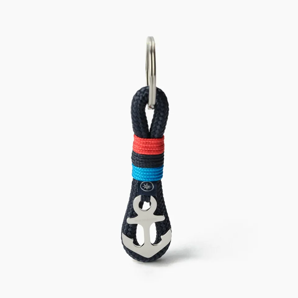 Old Skipper Seafarer Tricolor breloc sfoara ancora