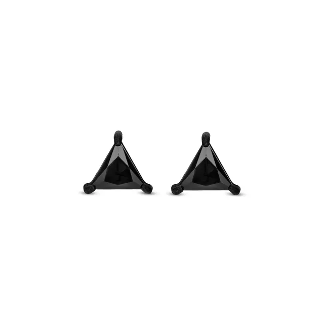 Frank 1967 Triangle Black Zirconia cercei triunghi negri