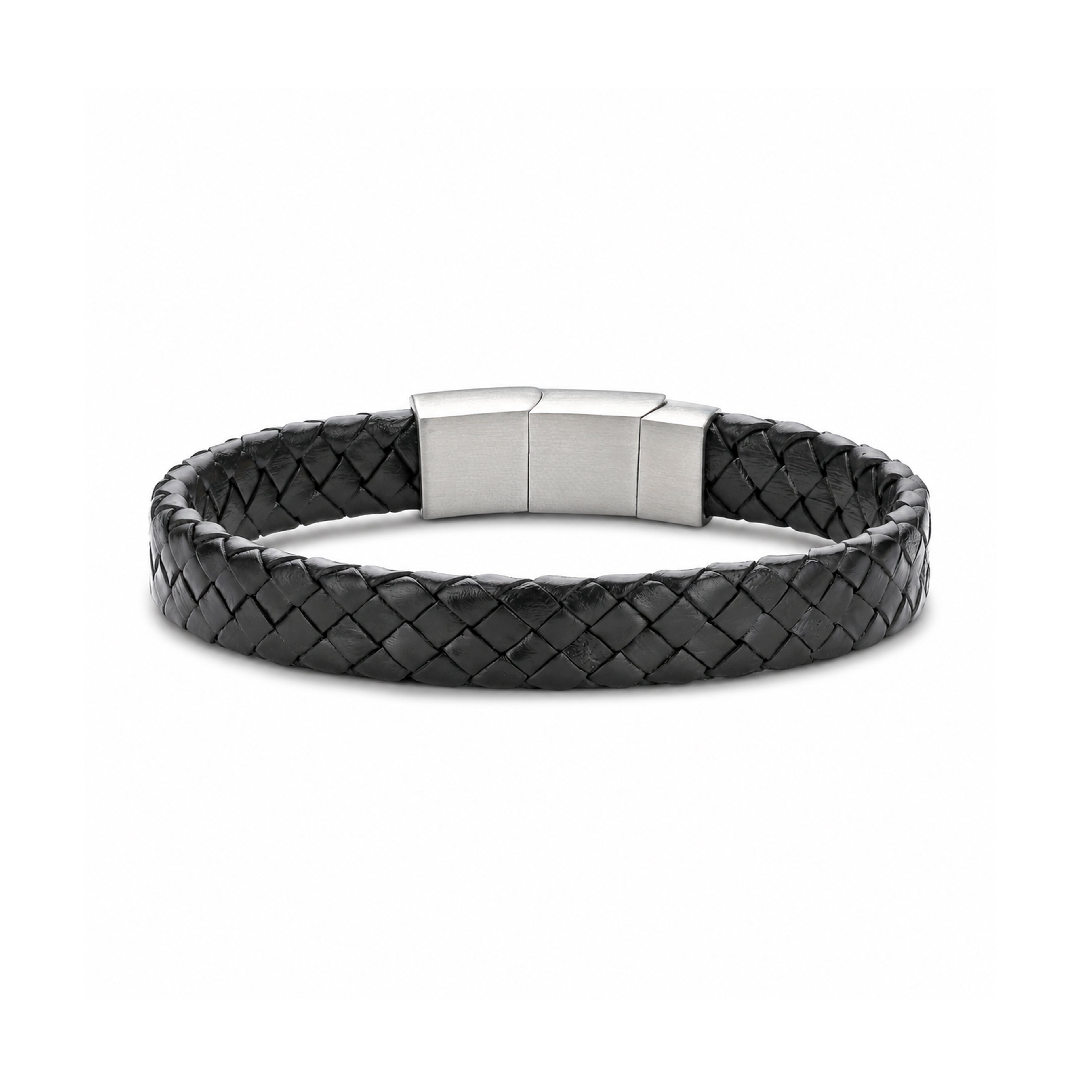 Frank 1967 Flat Braided bratara piele albastra