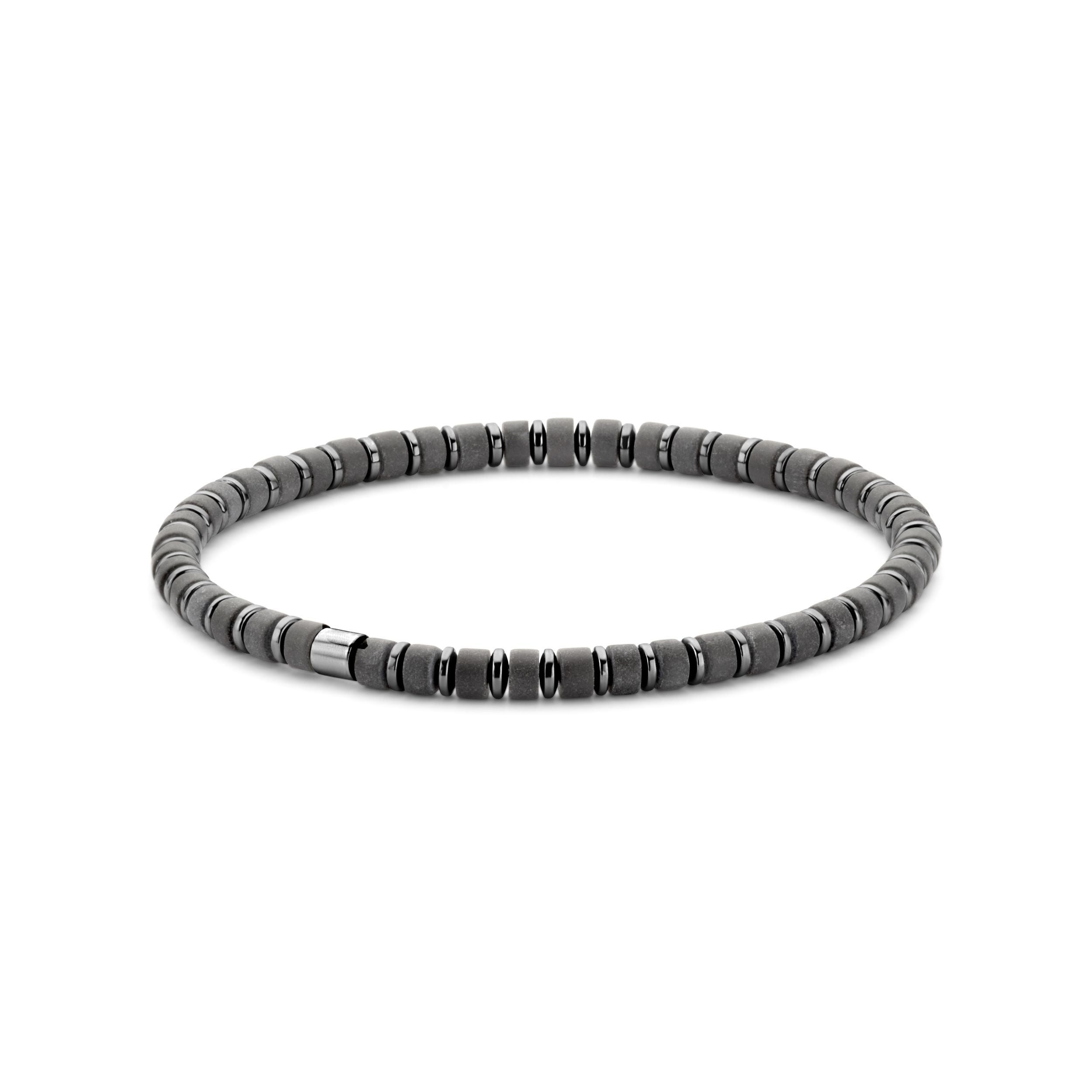 Frank 1967 Steel Colored Bead brățară maro
