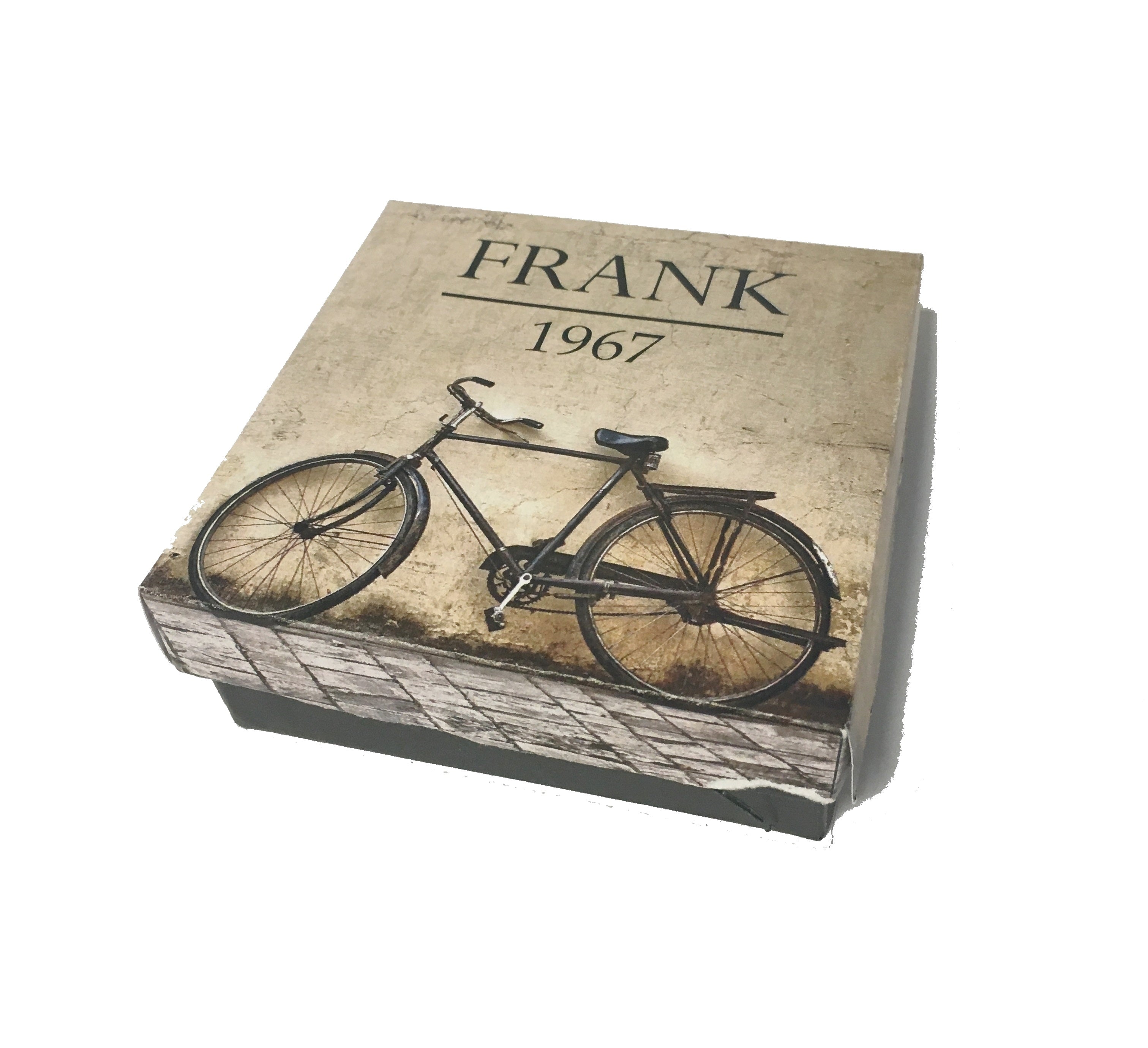 Frank 1967 bratara margele piatra naturala galben