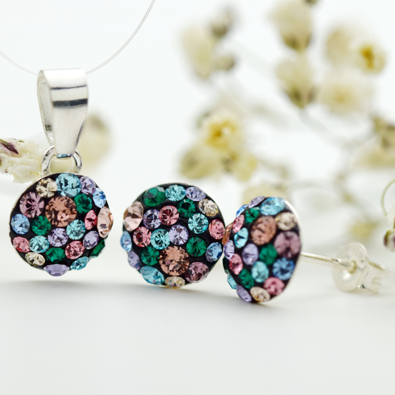 Margeluta.dincristal Mini Chaton Ball set argint 925 discret