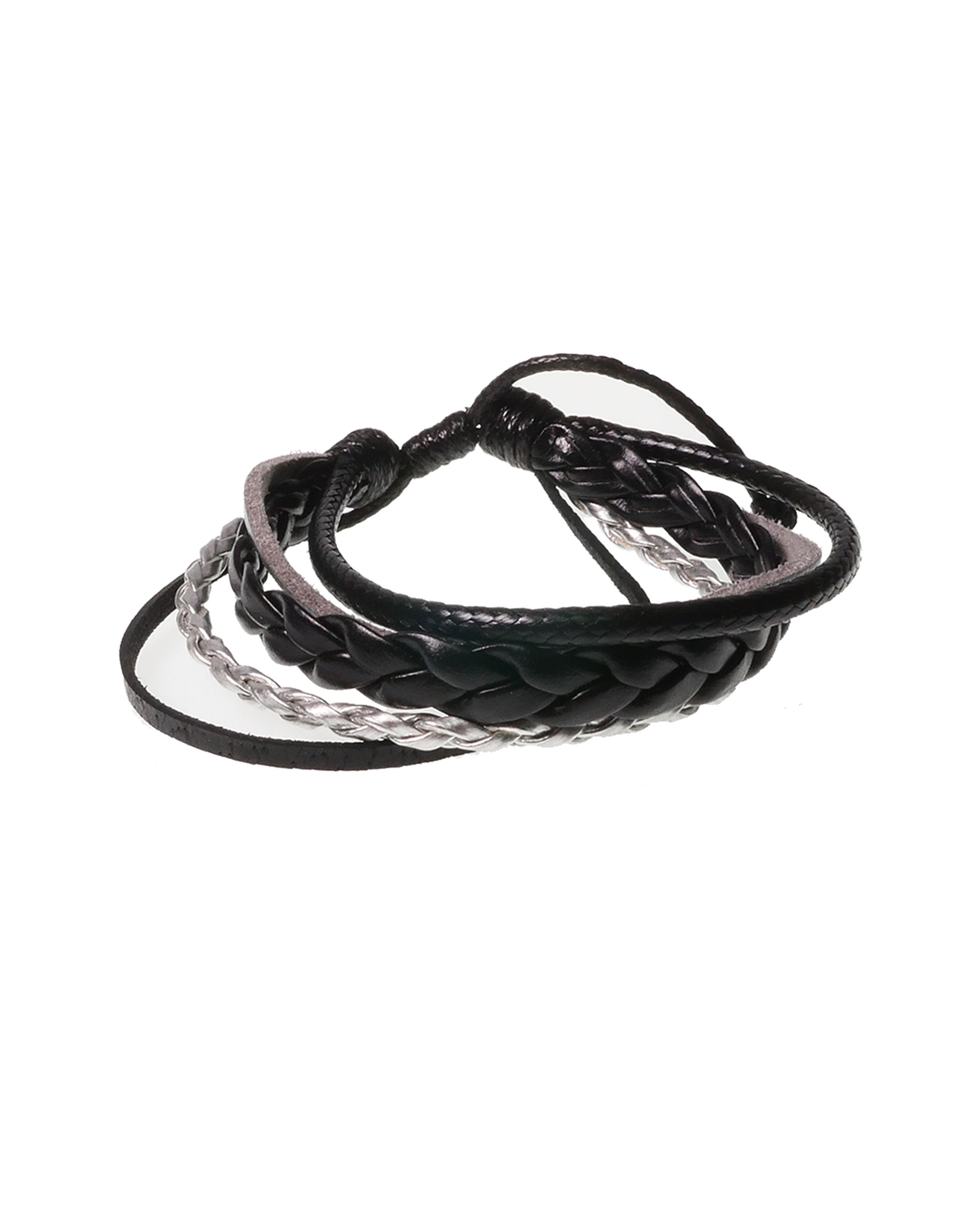 CrisFeather Dark Scent bratara piele neagra casual