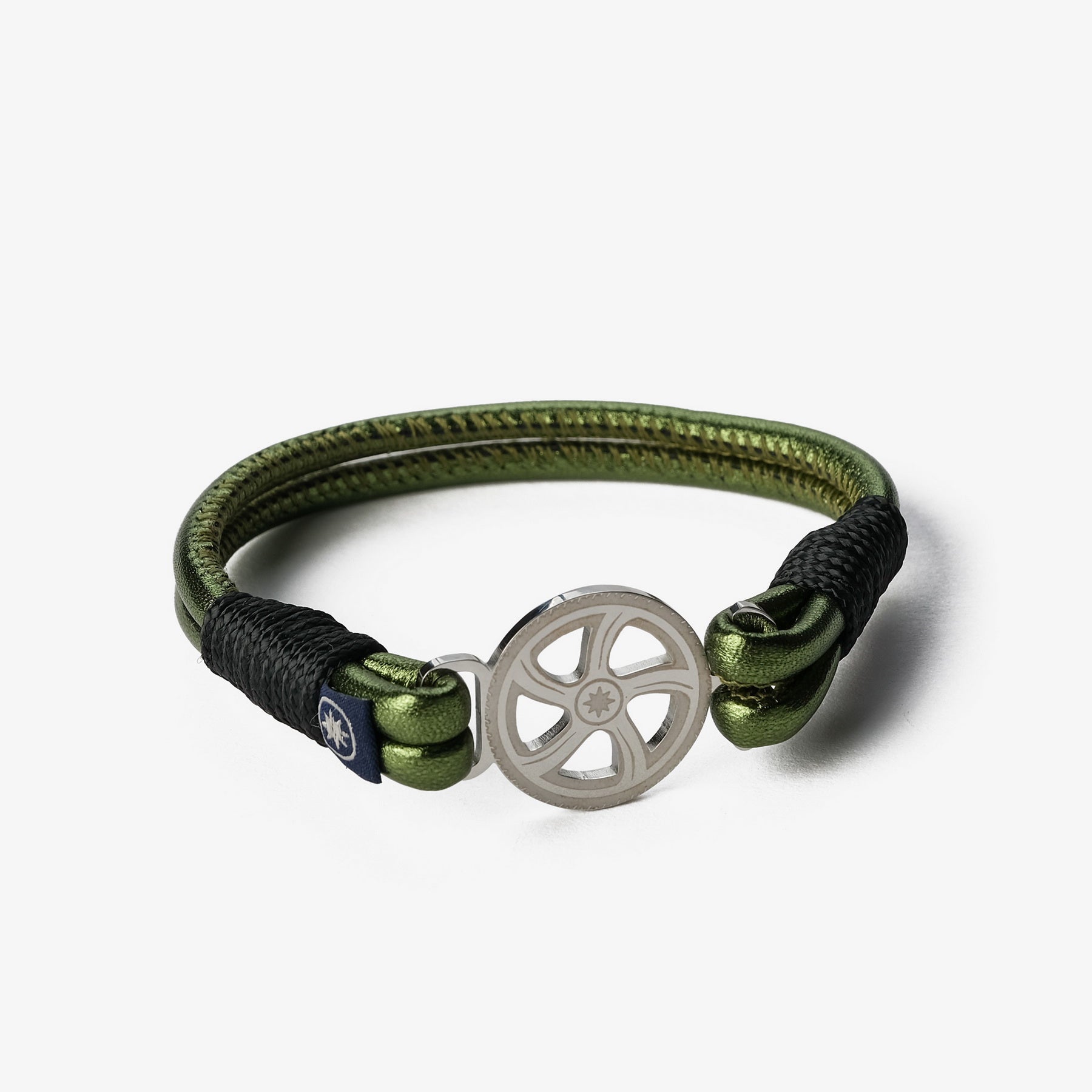Old Skipper NPMLB-902F brățară piele elice verde