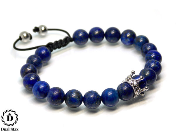 Dualstax no.9 bratara barbati lapis lazuli 8mm