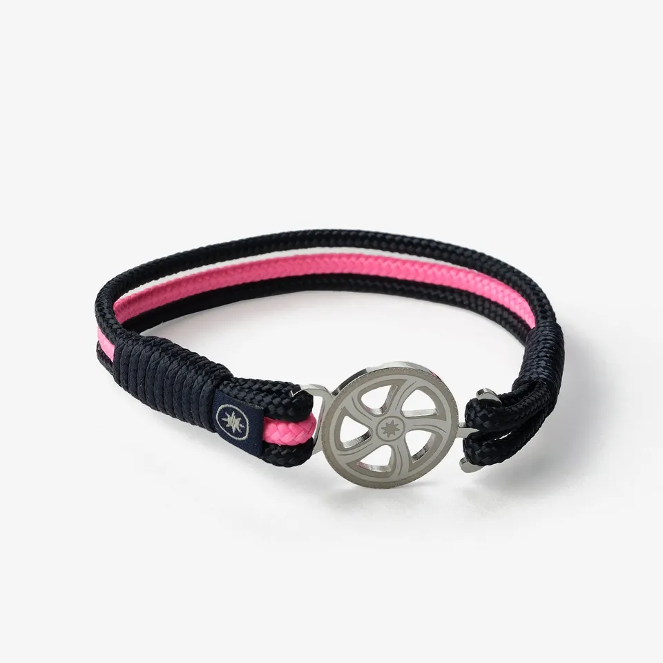Bratara Old Skipper Ocean Sunset Wheel roz-bleumarin