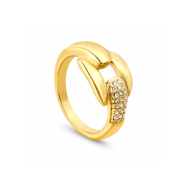 Rafini Luina Glow inel gold marimea 8