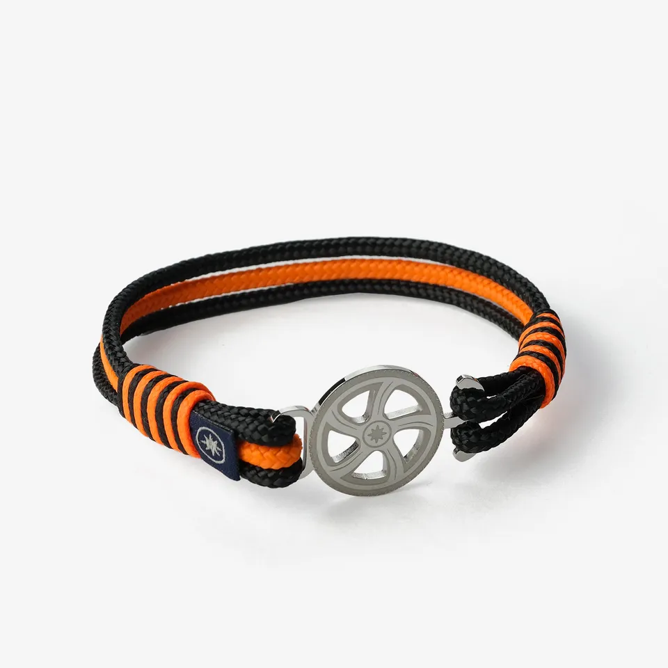 Old Skipper Ember Tide bratara sfoara roata negru-portocaliu