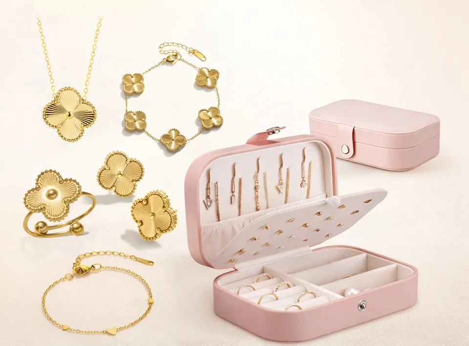 Rafini Royal set 5 piese bijuterii + organizator