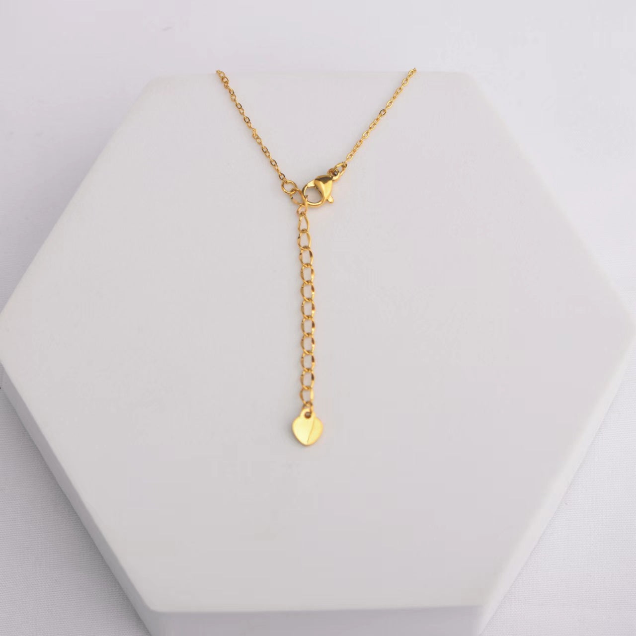 Rafini Crystal Auriu lantisor cu cristal placat aur