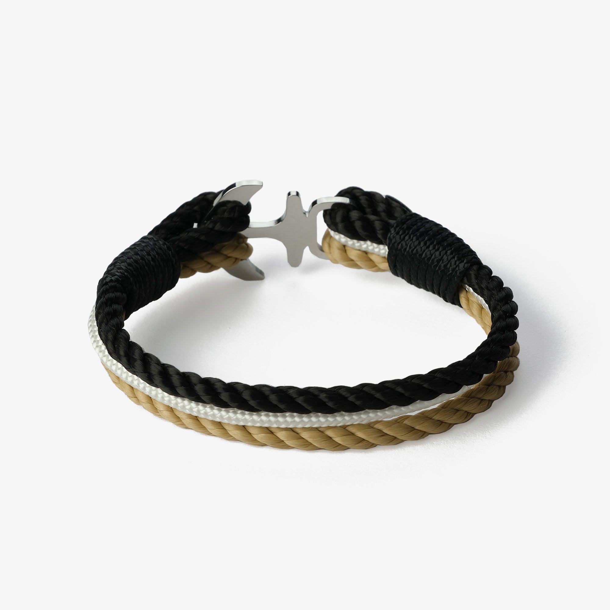 Old Skipper Sandswept Fusion brățară sfoară Anchor negru