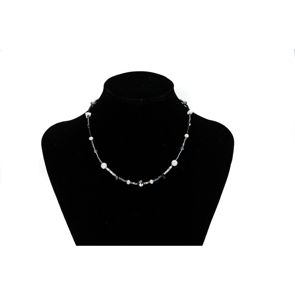 CrisFeather Estelle choker pietre howlite și piatra soarelui