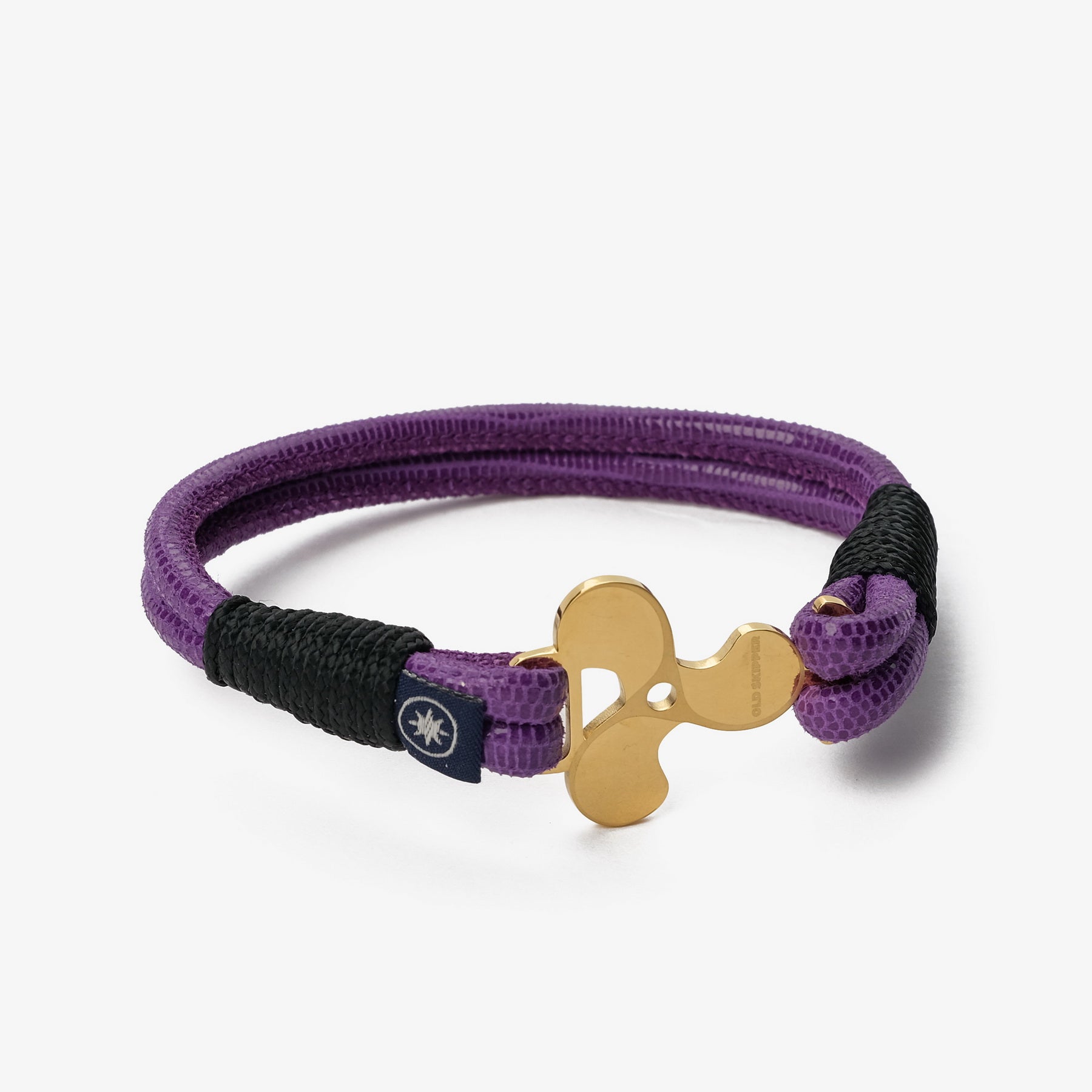 Old Skipper Violet Horizon bratara nappa mov-negru M