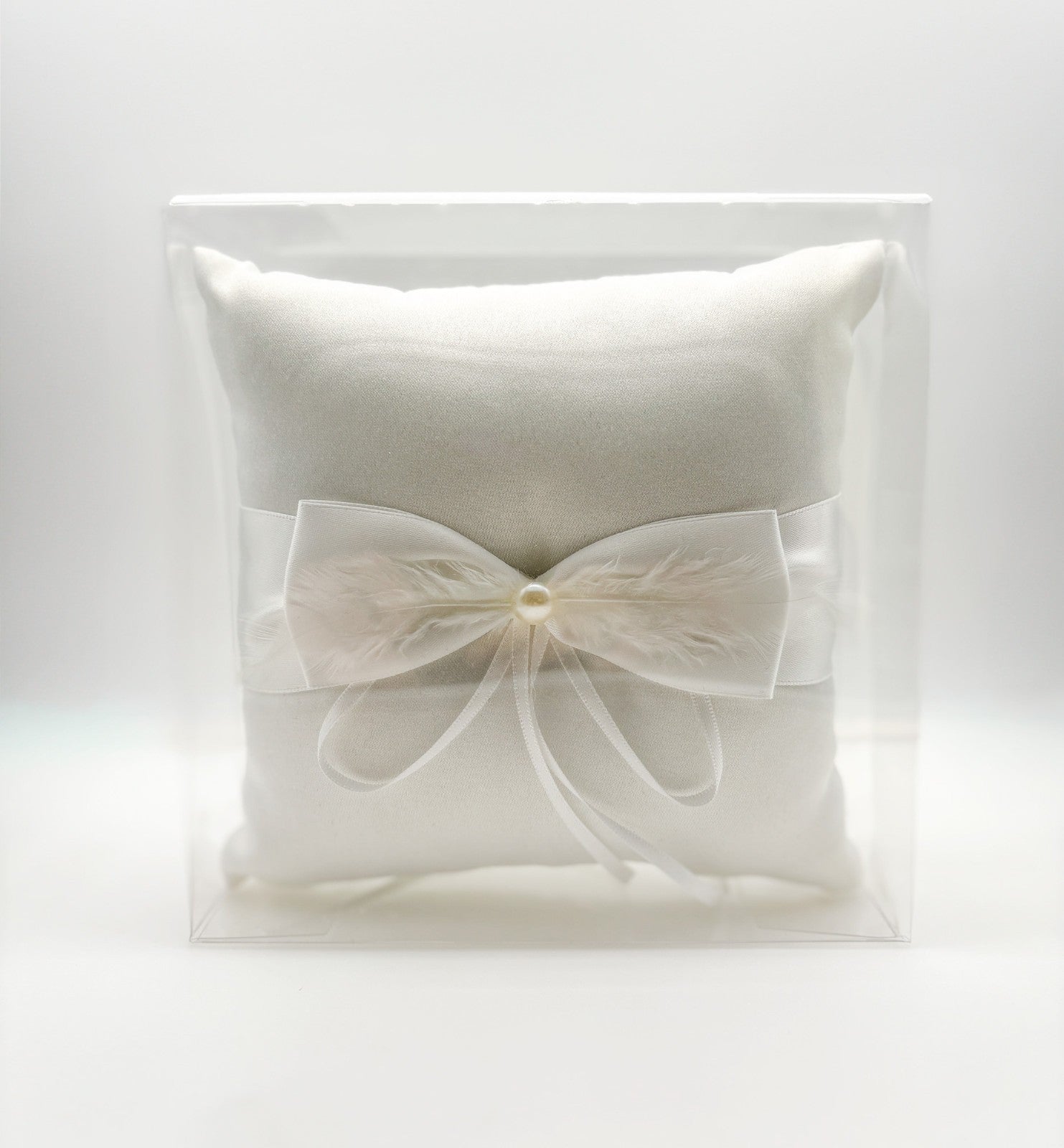 Engelsrufer Love Stories pernuță verighete crem 15x15 cm
