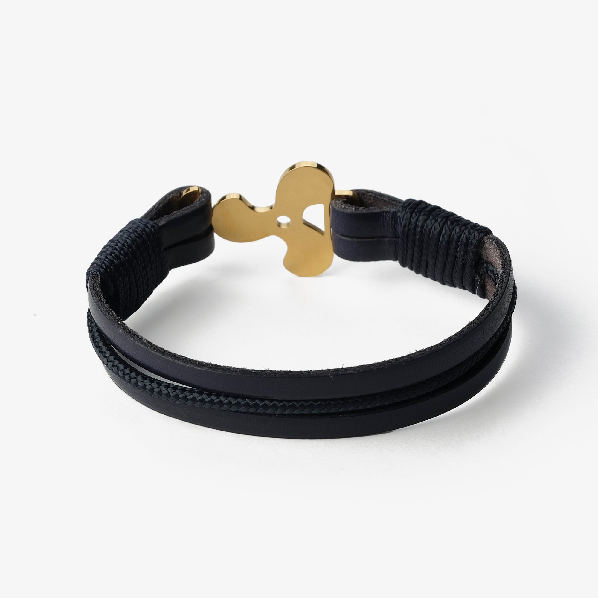 Old Skipper Jack Tar Golden brățară Elice negru-auriu