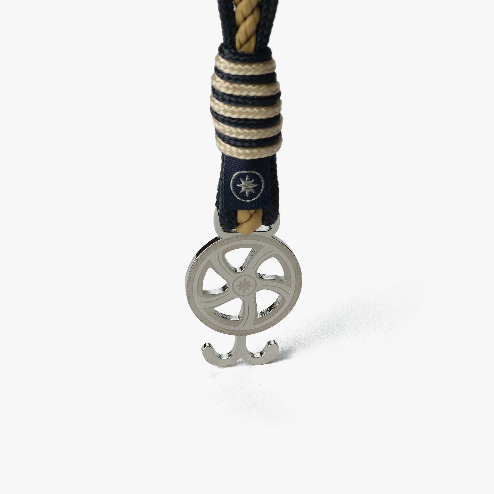 Old Skipper Sailor brățară funie bleumarin-bej
