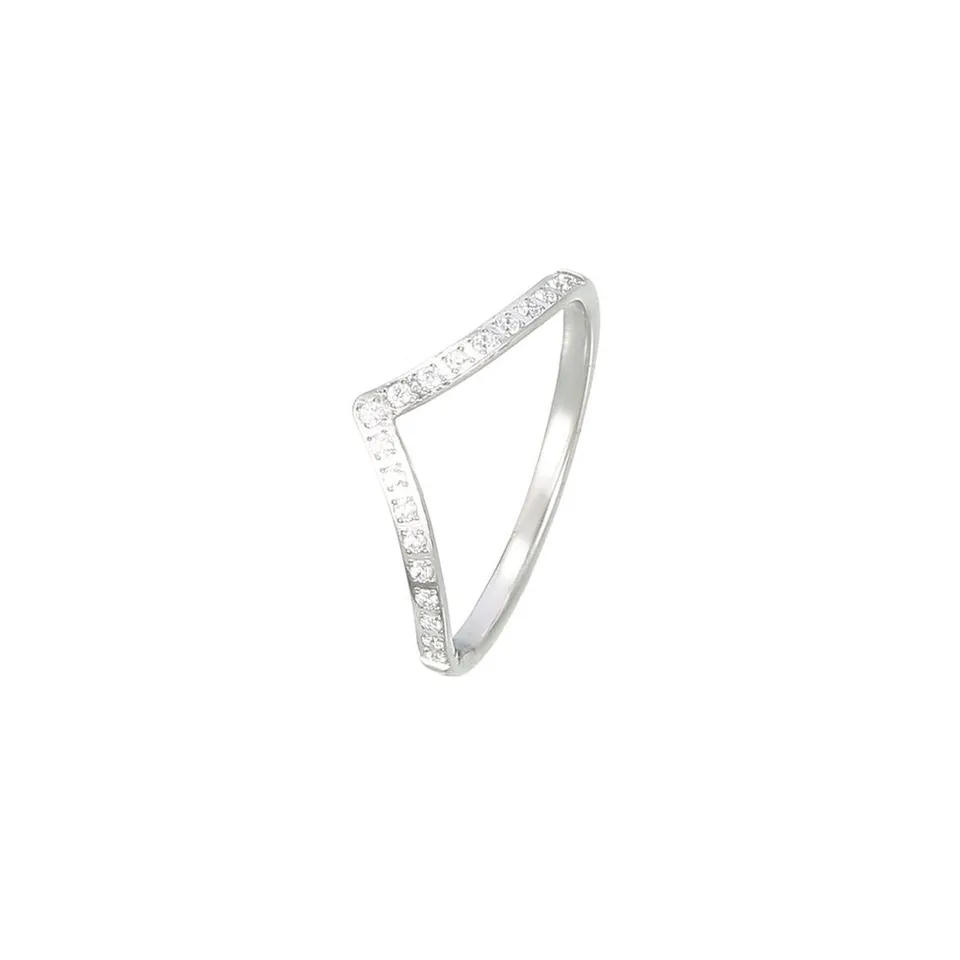 Rafini Diamond Glow inel placat aur 18K marimea 7