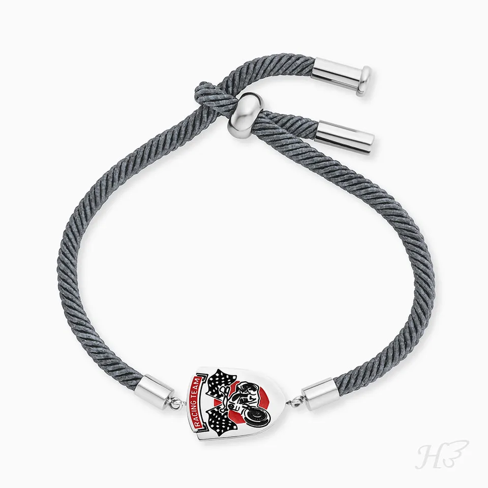 Engelsrufer Herzengel Rennfahrer brățară băieți inox