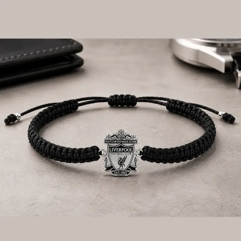 Mărgeluța din Cristal Liverpool brățară reglabilă argint
