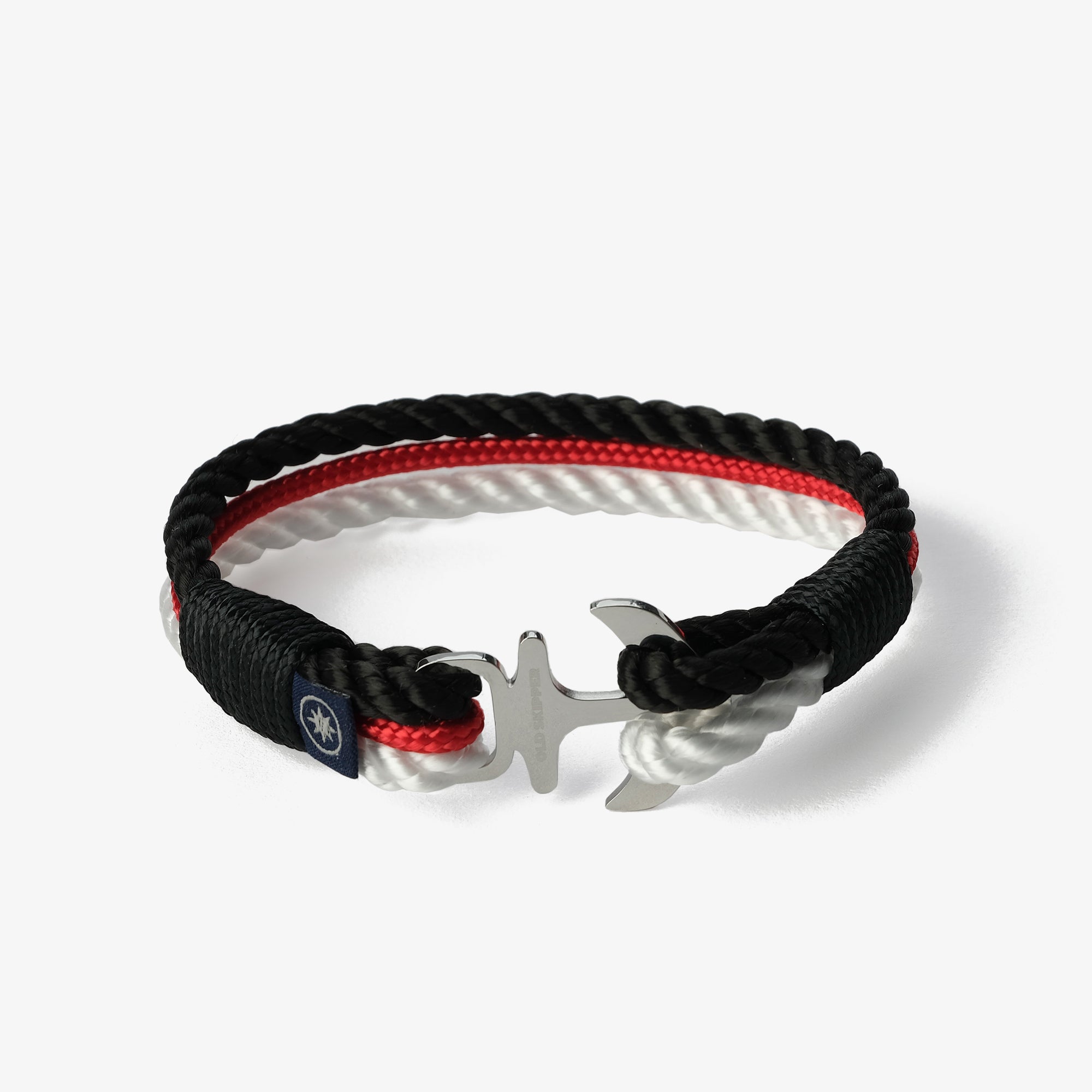 Old Skipper Serene Horizons bratara sfoara cal negru-rosu