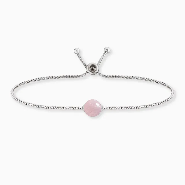 Engelsrufer Powerful Stone Bratara Argint Cuart Roz