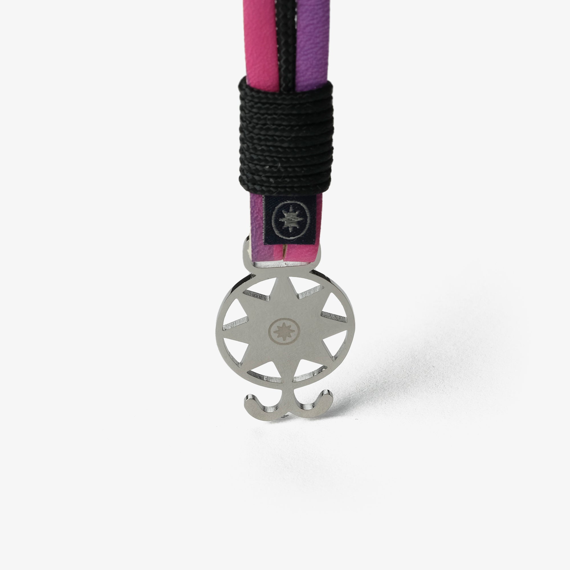 Bratara piele Old Skipper Pride multicolor stea nordica