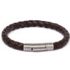 Dualstax Piele No 8 bratara piele maro 6mm