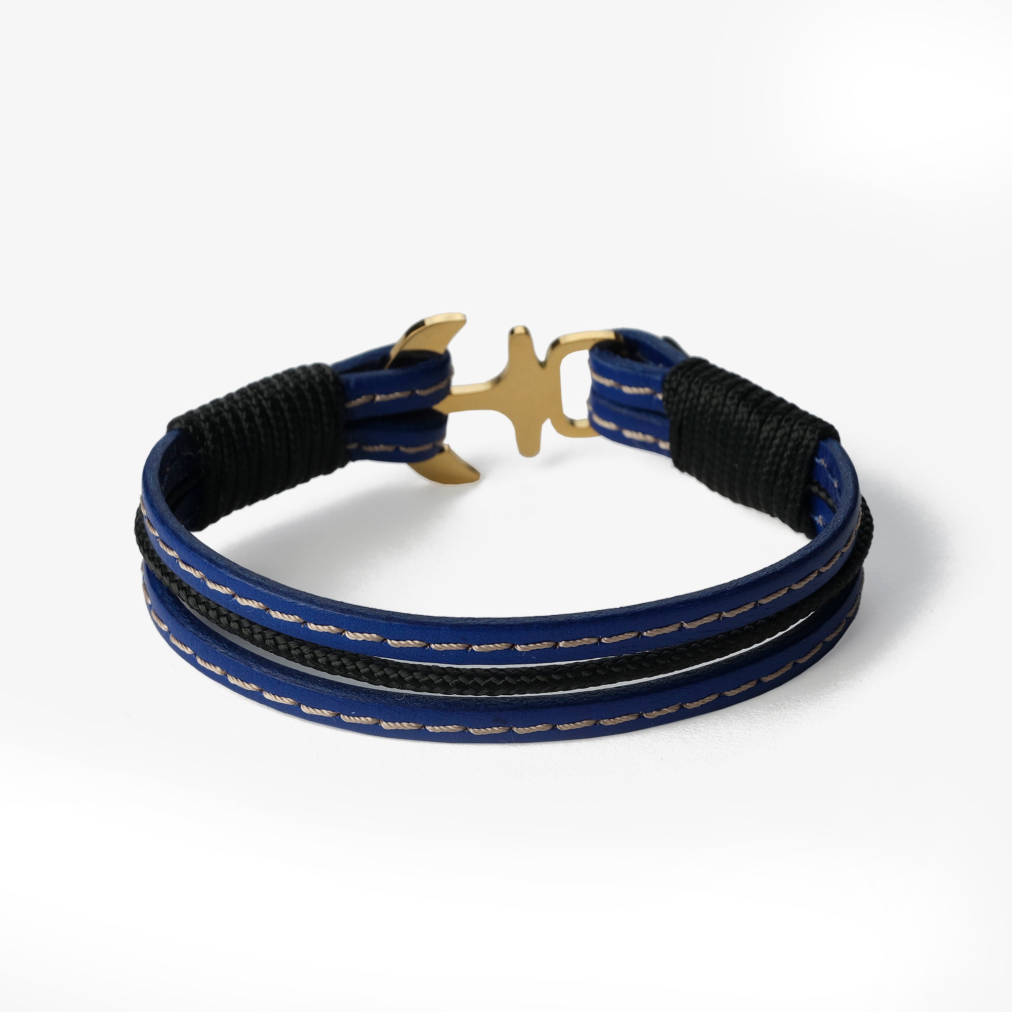 Old Skipper Azure Berry bratara albastra ancora