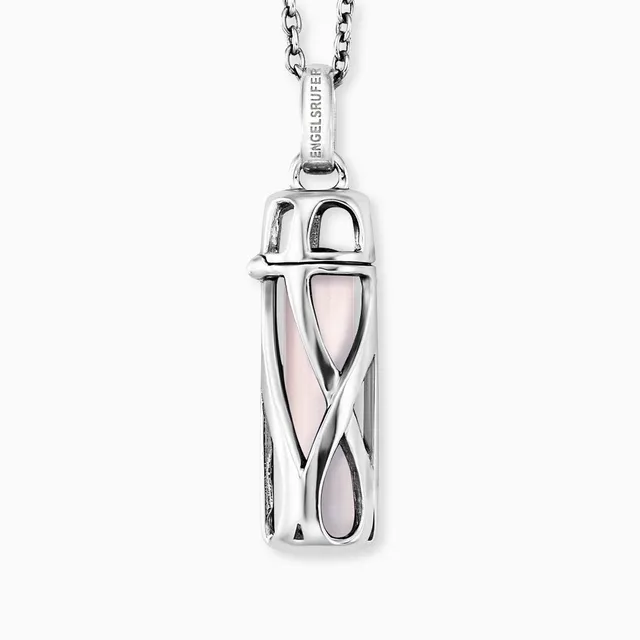 Engelsrufer Powerful Stone colier cuarț roz S