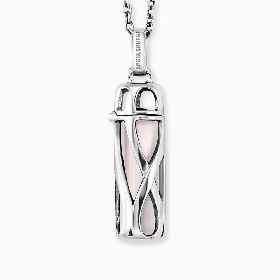Engelsrufer Powerful Stone colier cuarț roz S