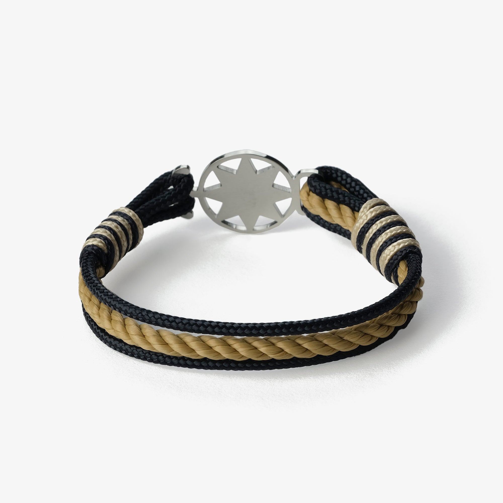 Old Skipper Navy bratara sfoara stea nord bleumarin-bej