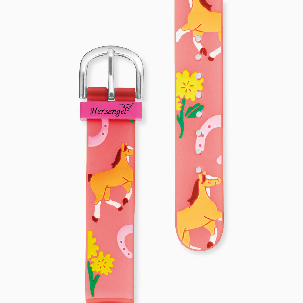 Herzengel ceas copii cal fete penar cadou plastic