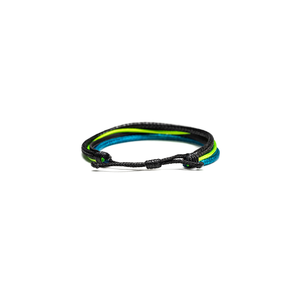 CrisFeather Gregorius brățară negru-neon rezistentă apă