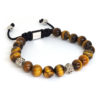 Dualstax Silver Tiger Eye brățară ochi de tigru argint