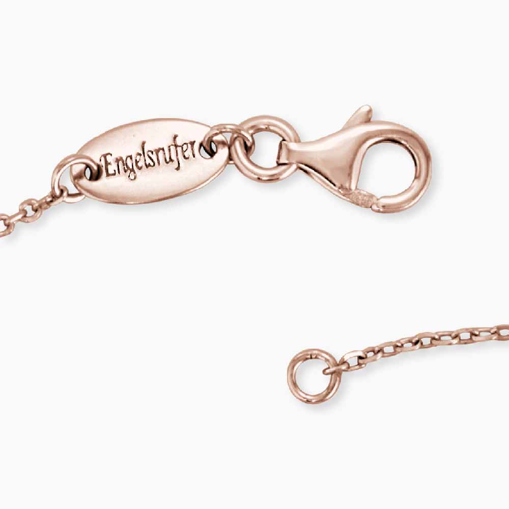 Engelsrufer Moonlight Little Moon brățară argint rosé zirconia