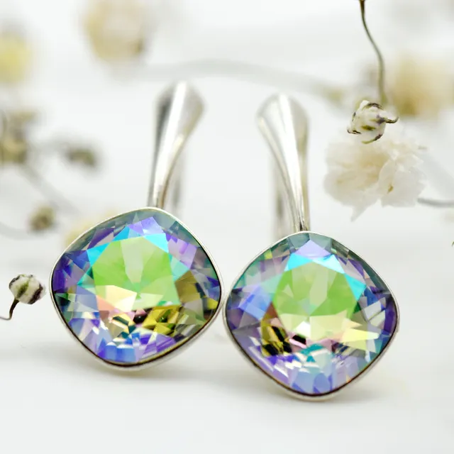 Margeluta.dincristal Romb cercei argint Paradise Shine 10 mm