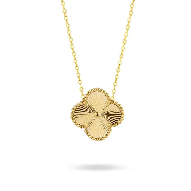 Rafini Royal Clover lănțișor placat cu aur