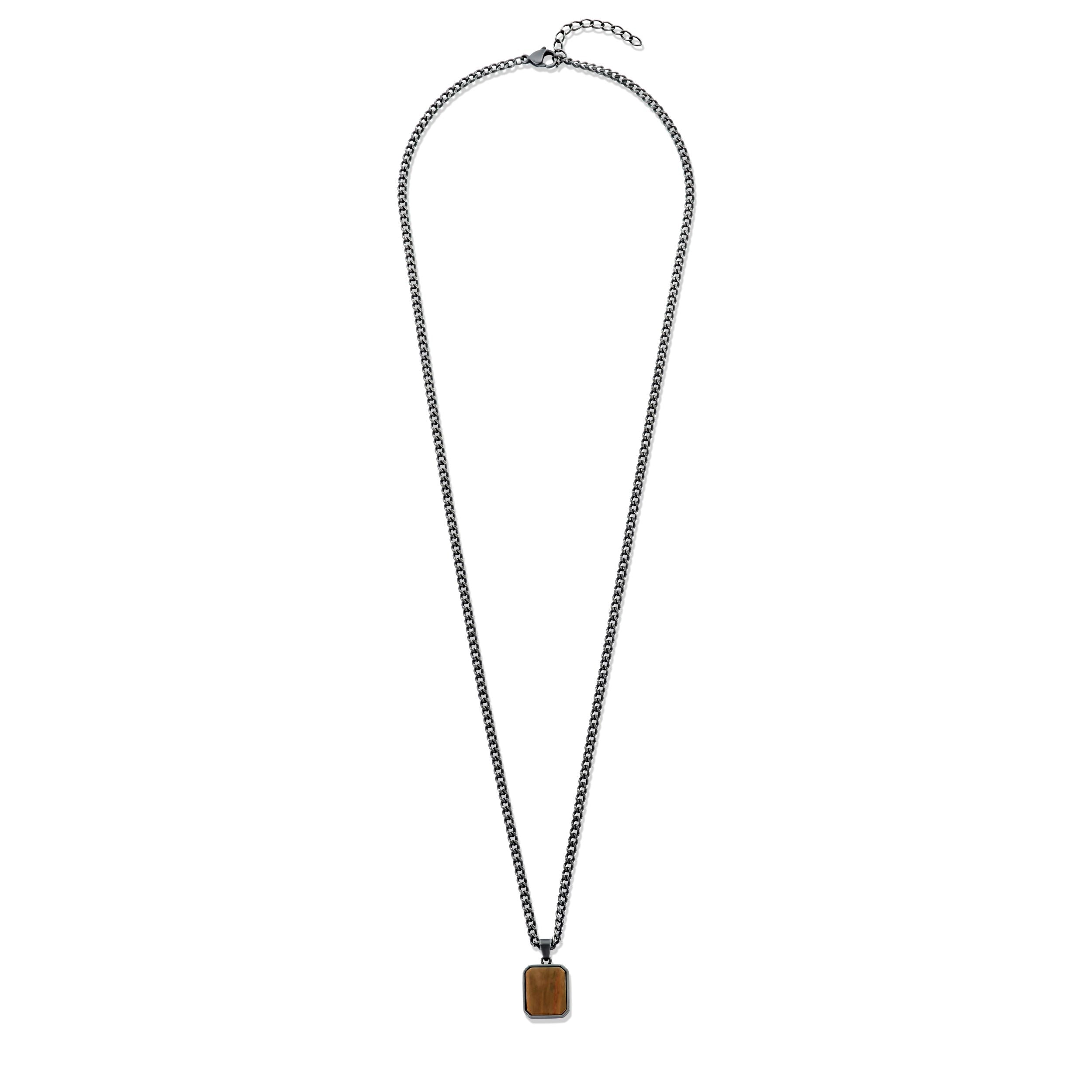 Frank 1967 Natural Stone Pendant colier piatra naturala
