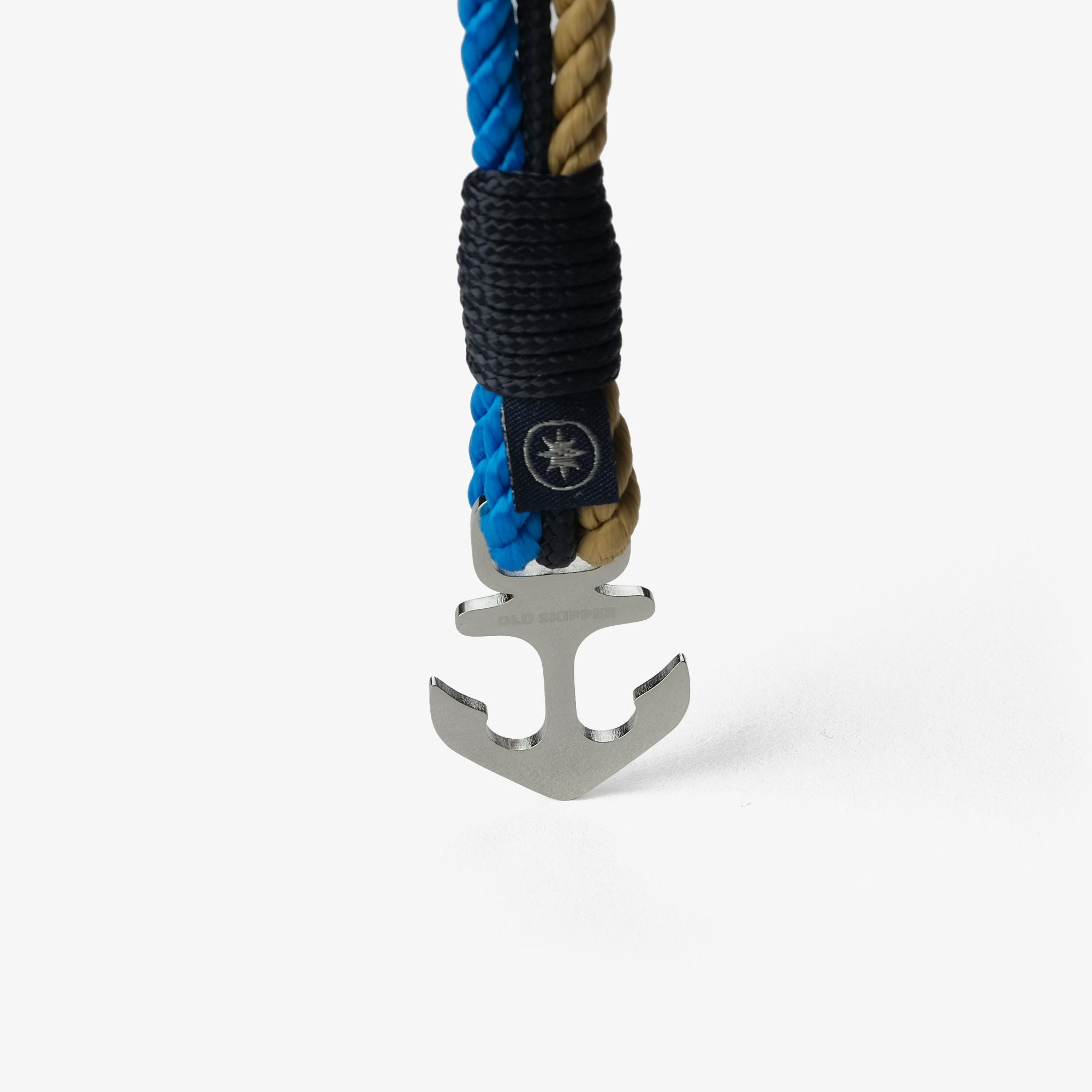 Old Skipper Electric Tide bratara snur albastru ancora