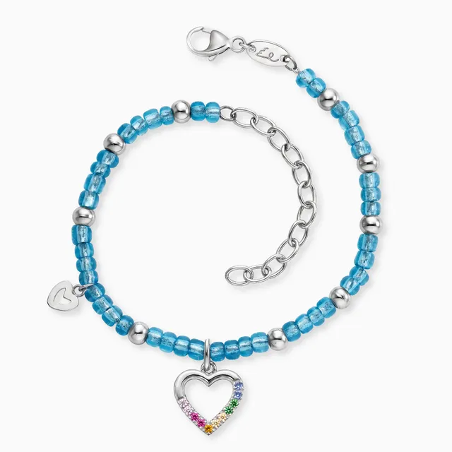 Engelsrufer Herzengel Herz brățară fete zirconia multicolor