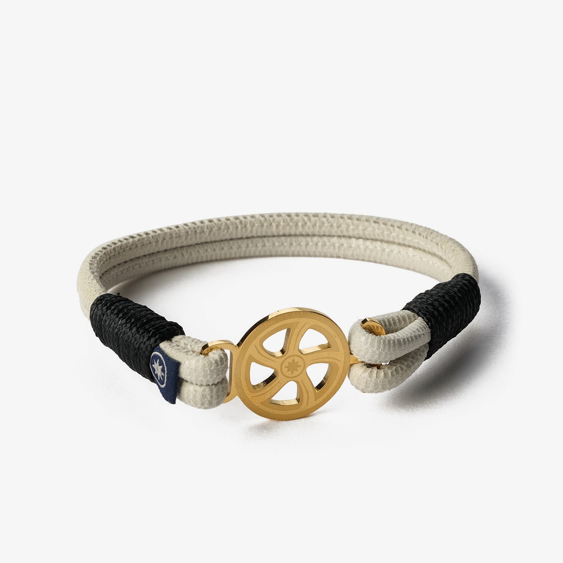 Old Skipper NPLPLB-886NSG bratara piele North Star alb-bleumarin