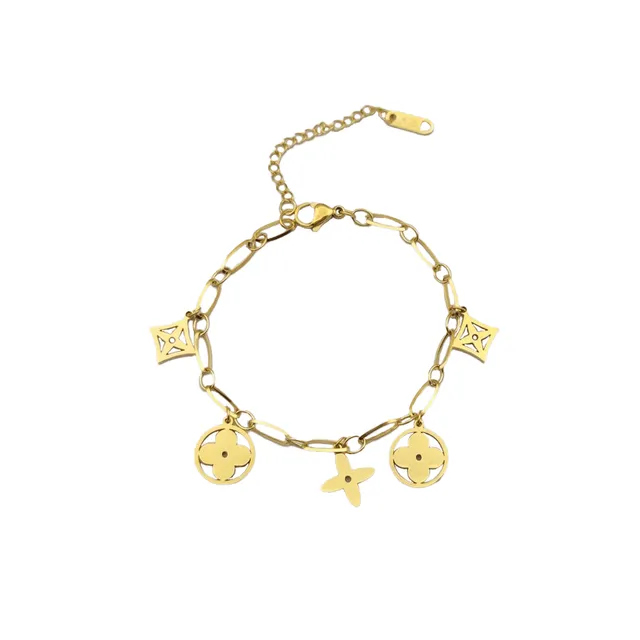 Rafini Stylish Gold bratara placata aur reglabila